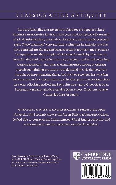 Blindness and Spectatorship in Ancient and Modern Theatres
