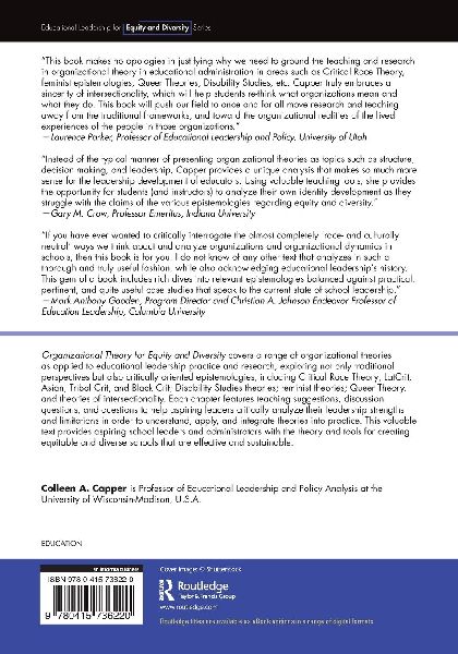 Organizational Theory for Equity and Diversity