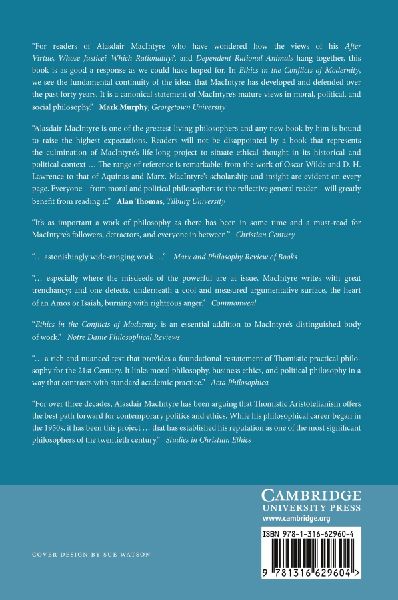 Ethics in the Conflicts of Modernity