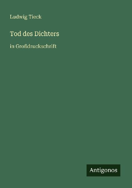 Tod des Dichters