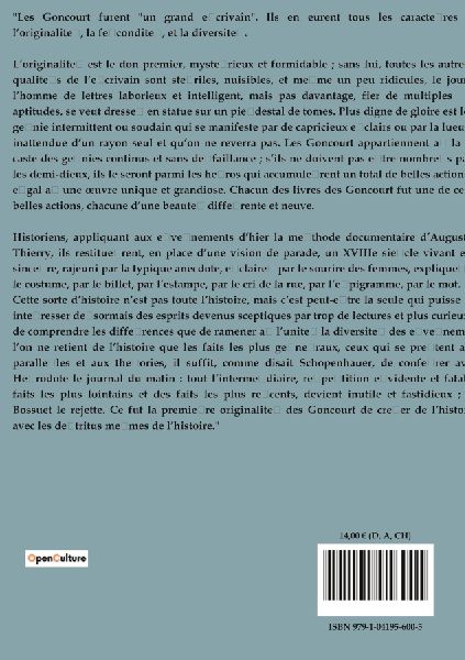 Les Goncourt une vie consacrée à l'amour des lettres