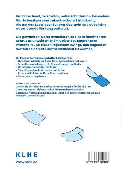 Dr. Raabes Formulierungshelfer