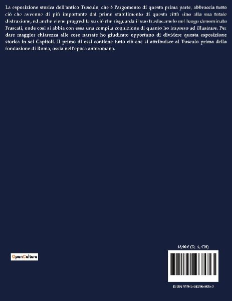 DESCRIZIONE DELL'ANTICO TUSCULO