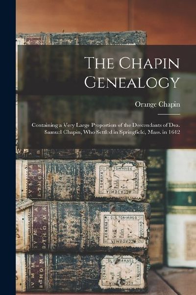 The Chapin Genealogy