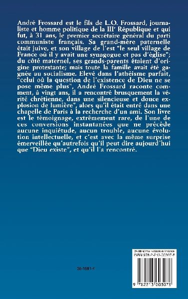 Dieu existe, je L'ai rencontré