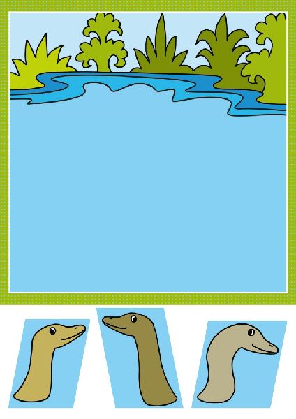 Lass uns basteln - Ausschneiden und kleben ab 3 Jahre - Dinosaurier
