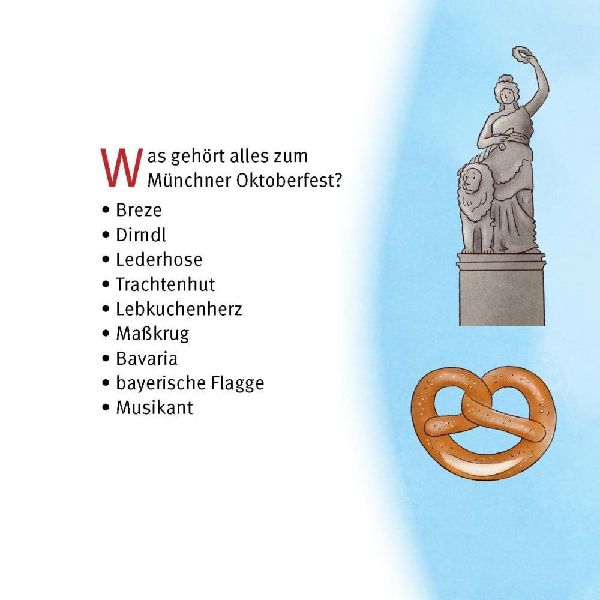 Auf dem Oktoberfest mit Emma und Paul. Mini-Bilderbuch
