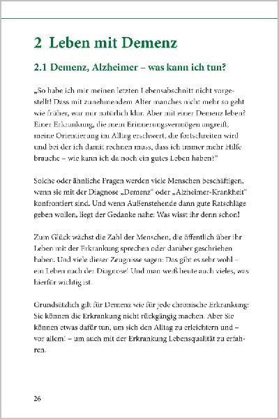 Demenz - der kompakte Ratgeber