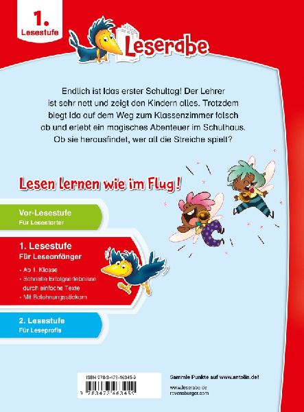 Leserabe 1. Lesestufe - Idas zauberhafter erster Schultag