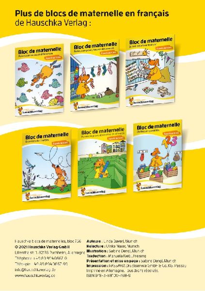 Bloc de maternelle à partir de 4 ans - Trouver les formes, les couleurs, les erreurs - coloriage enfant - cahier vacances 4 ans