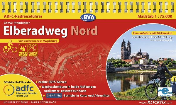 BVA ADFC Radreiseführer Elberadweg Nord