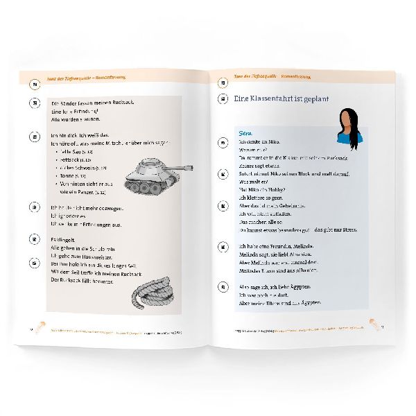 Anybook - Tanz der Tiefseequalle - Stefanie Höfler - Materialien für inklusive Lektürearbeit mit Aufgaben - Lehrerheft