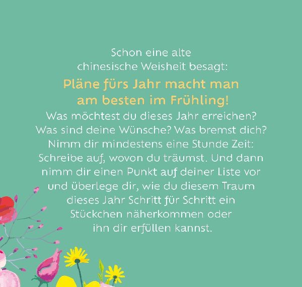 Sonnenschein und Blütenduft