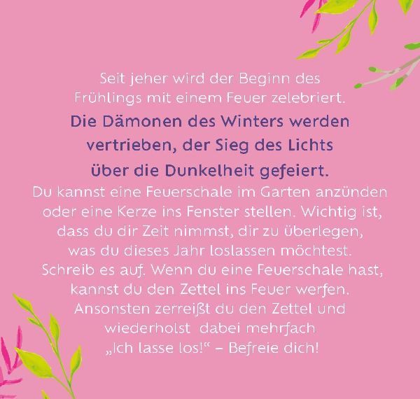 Sonnenschein und Blütenduft