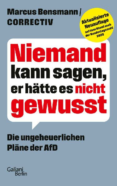 Niemand kann sagen, er hätte es nicht gewusst