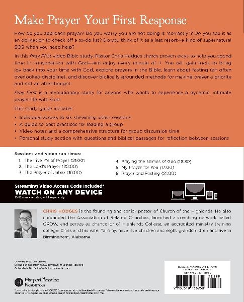 Pray First Bible Study Guide Plus Streaming Video