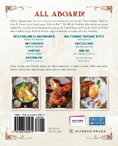 Ticket to Ride The Official Cookbook