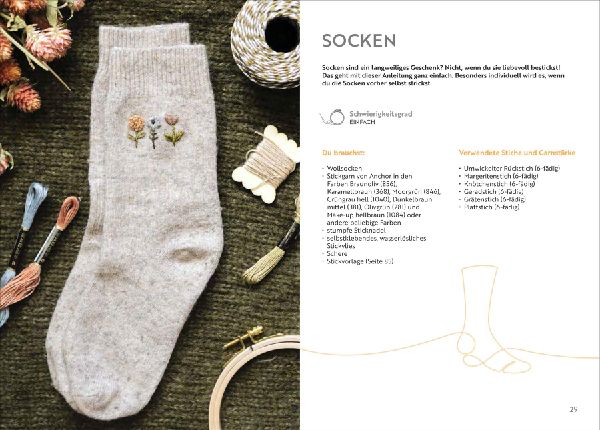 Sticken und schenken