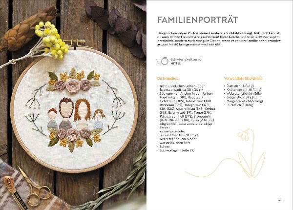 Sticken und schenken