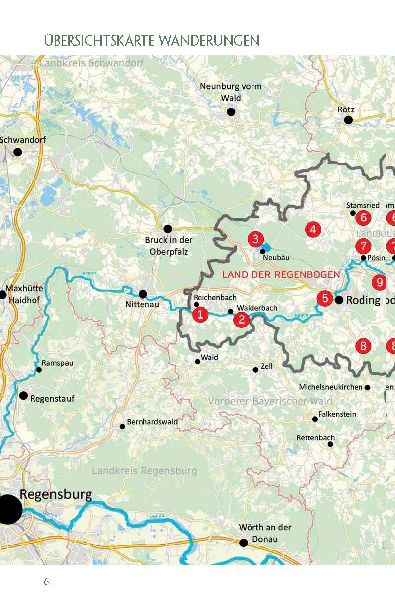 Wanderführer Kötztinger Land & Land der Regenbogen