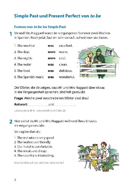 Englisch. Simple Past and Present Perfect