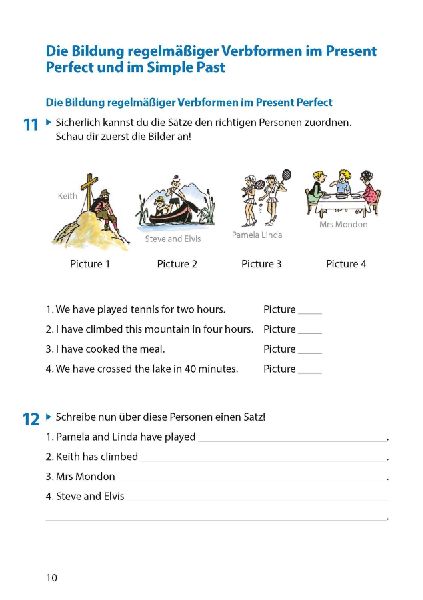 Englisch. Simple Past and Present Perfect
