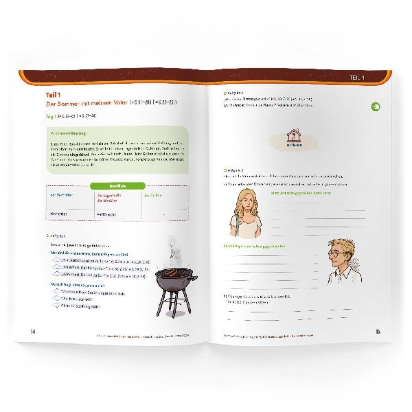 Der Markisenmann - Schülerarbeitsheft für Deutsch als Zweitsprache