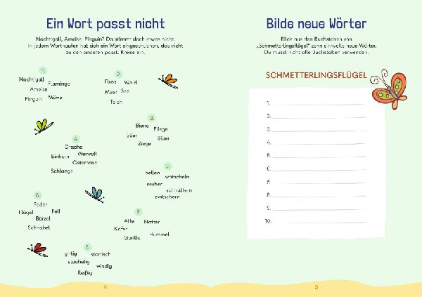 Mein megacooles Rätselbuch - Lesen | Schreiben | Spaß mit Wörtern - ab 8 Jahren - Band 3. Bunt gemischte Ferienbeschäftigung für schlaue Kids