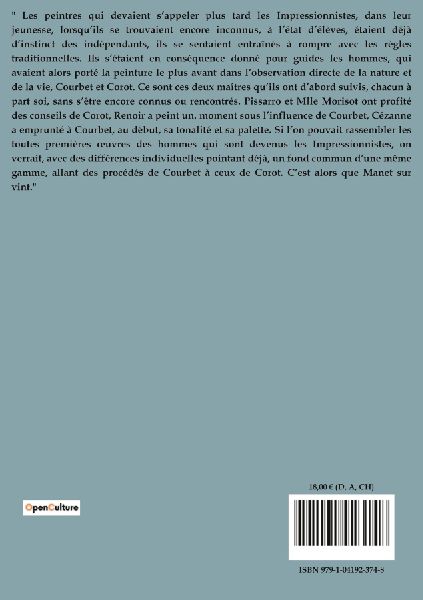 Histoire des peintres impressionnistes