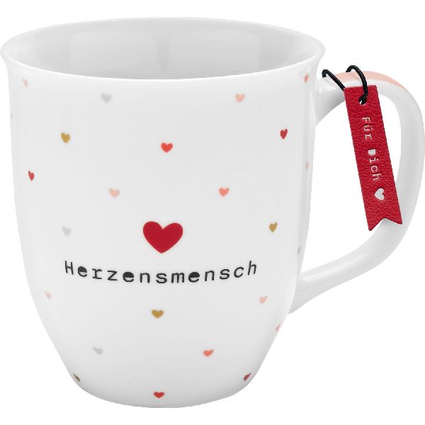 Tasse mit Motiv "Herzensmensch"