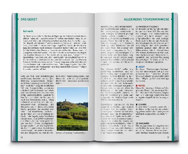 KOMPASS Wanderführer Nürnberg, Frankenalb, Frankenhöhe, Steigerwald, Fränkisches Seenland, 55 Touren mit Extra-Tourenkarte