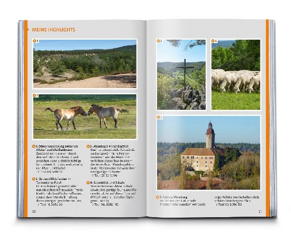 KOMPASS Wanderführer Nürnberg, Frankenalb, Frankenhöhe, Steigerwald, Fränkisches Seenland, 55 Touren mit Extra-Tourenkarte