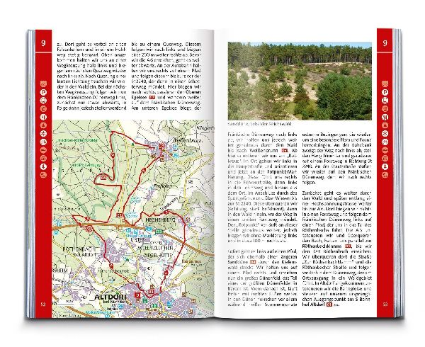 KOMPASS Wanderführer Nürnberg, Frankenalb, Frankenhöhe, Steigerwald, Fränkisches Seenland, 55 Touren mit Extra-Tourenkarte