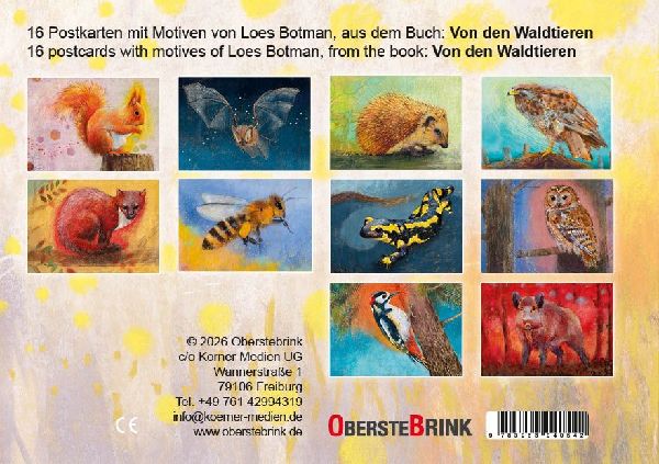 Von den Waldtieren - Ein Postkartenbuch