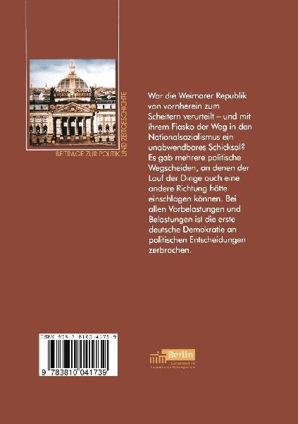 Die Weimarer Republik