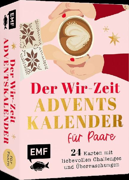 Adventskalender-Kartenset: 24 x Wir-Zeit für Paare