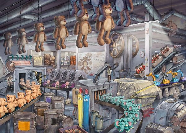 Ravensburger Exit Puzzle 16484 In der Spielzeugfabrik 368 Teile