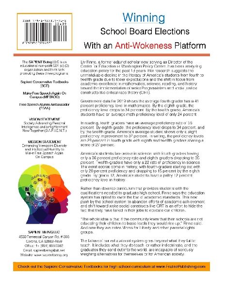Winning School Board Elections With an Anti-Wokeness Platform