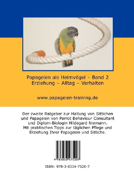 Papageien als Heimvögel, Band 2