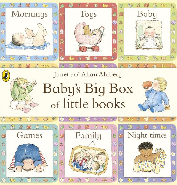 BABY''S BIG BOX OF LITTLE BOOKS SET OF 9 CHUNKY BOAR...