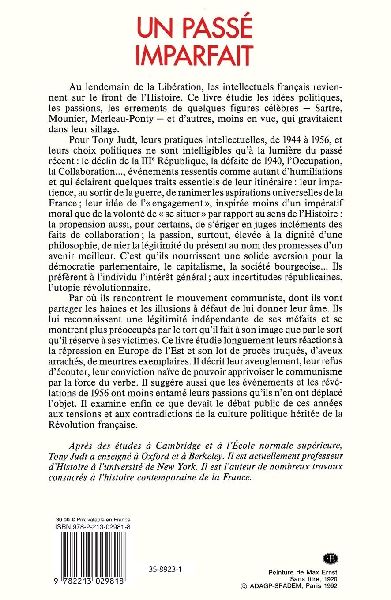 Un passé imparfait
