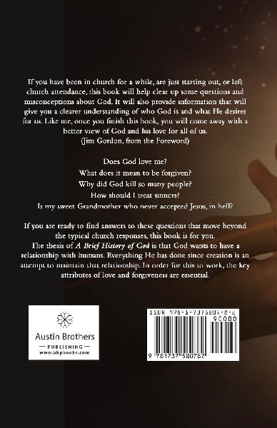 A Brief History of God: A Better Understanding of Love and Forgiveness