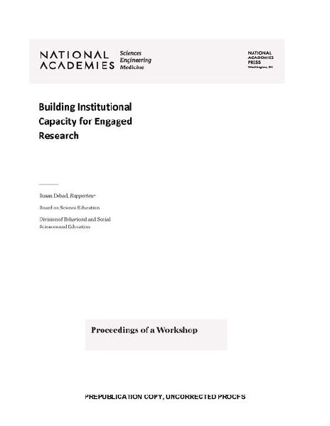 Building Institutional Capacity for Engaged Research