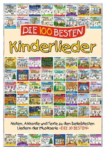 Die 100 besten Kinderlieder -Liederbuch zur Serie