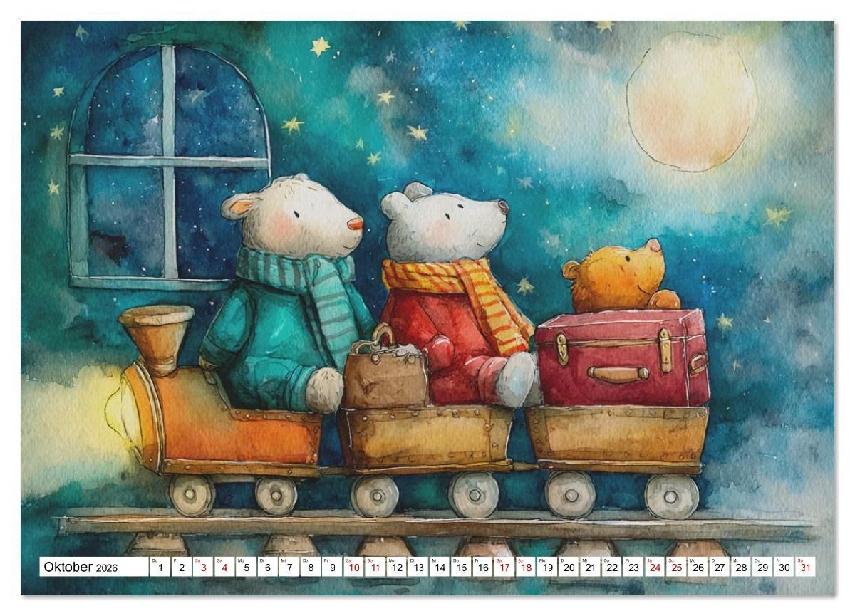Das geheime Leben flauschiger Freunde (hochwertiger Premium Wandkalender 2026 DIN A2 quer), Kunstdruck in Hochglanz