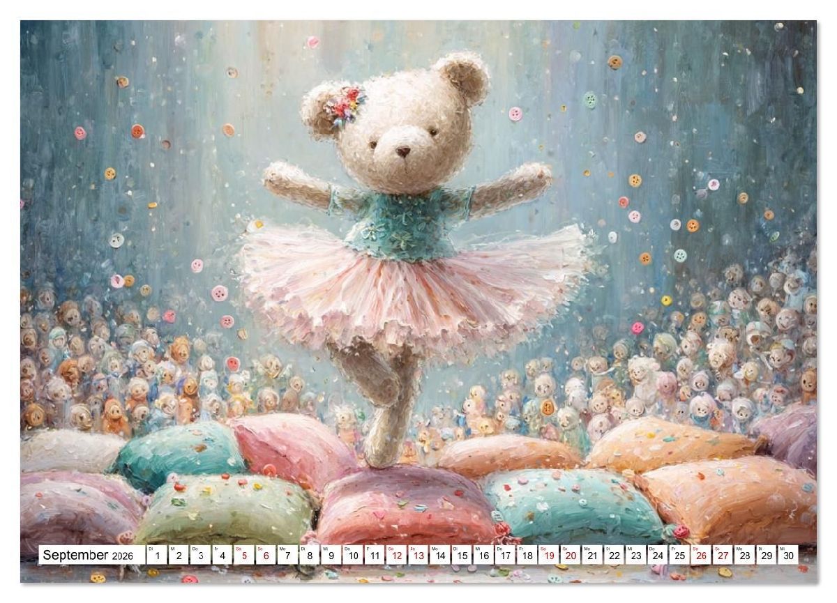 Das geheime Leben flauschiger Freunde (hochwertiger Premium Wandkalender 2026 DIN A2 quer), Kunstdruck in Hochglanz