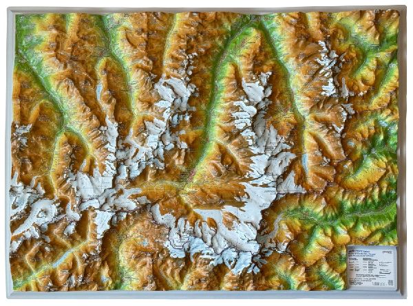Relief Matterhornregion klein 1:150.000