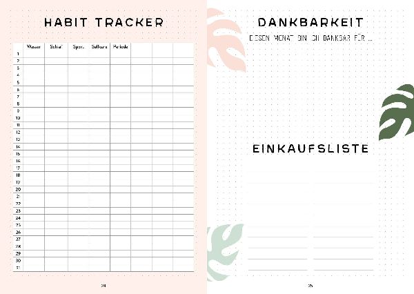 Mein Bullet Journal (Jungle Edition) - Besser planen & Träume verwirklichen