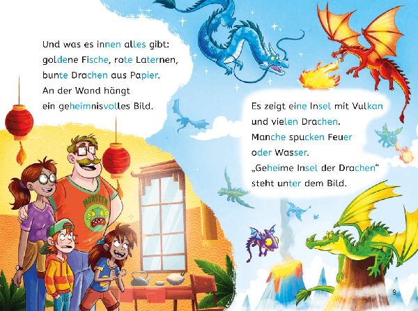 Leseprofis - Silbe-für-Silbe: Das Geheimnis der Dracheninsel, 1. Klasse