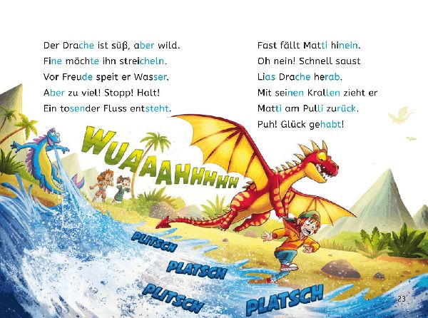 Leseprofis - Silbe-für-Silbe: Das Geheimnis der Dracheninsel, 1. Klasse